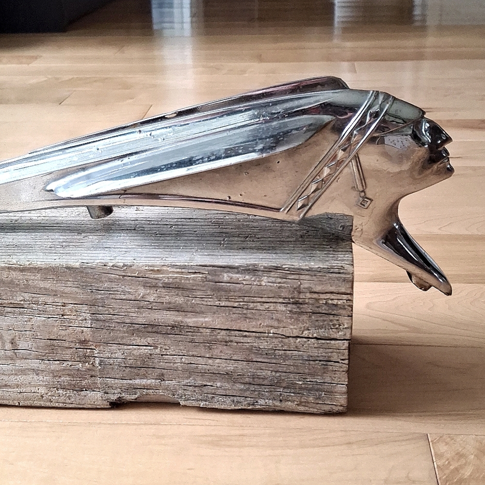 RARE 1949 Pontiac Chief Hood Ornament